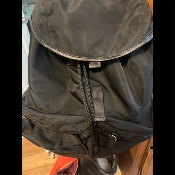 Authenic PRADA Tessuto Nylon Leather Backpack - Picture 7 of 13